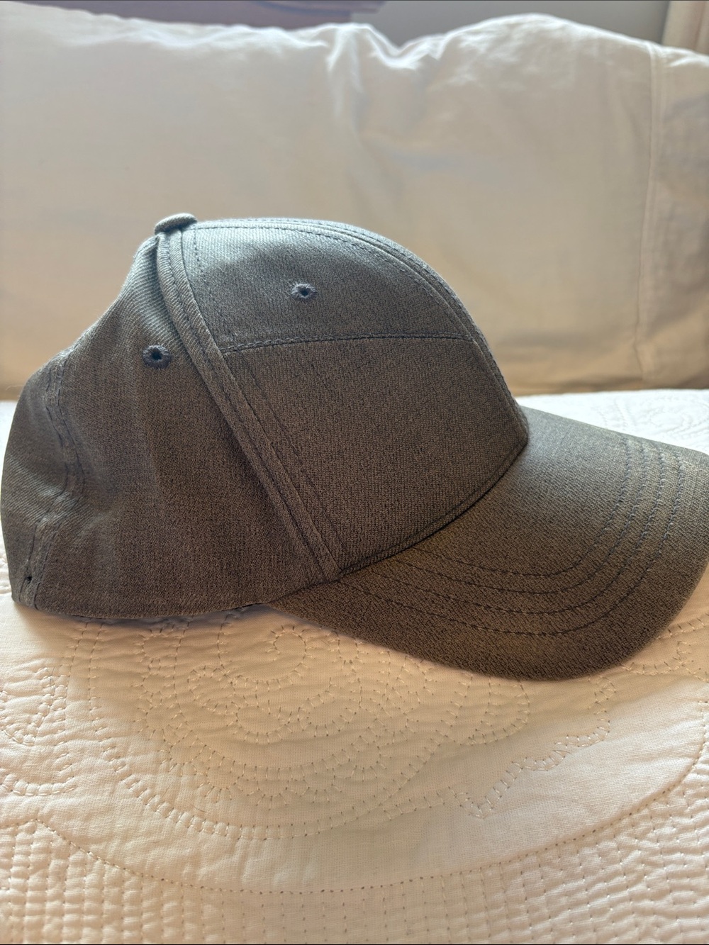 Puma Gray Flexfix Cap with Black Puma Logo L/XL - Picture 3 of 6